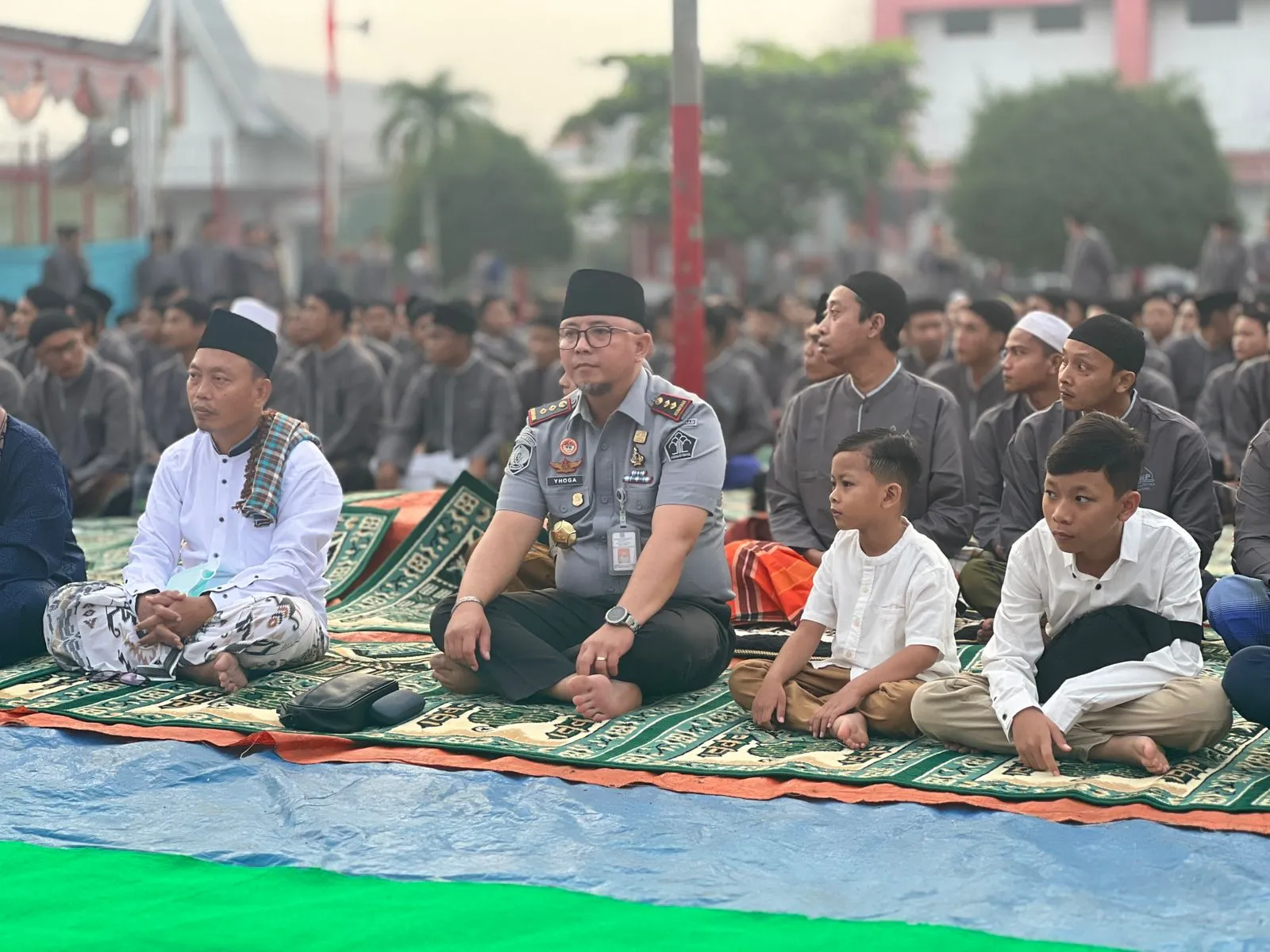 Lapas Narkotika Kelas IIA Pamekasan Gelar Shalat Ied Berjamaah Bersama Warga Binaan