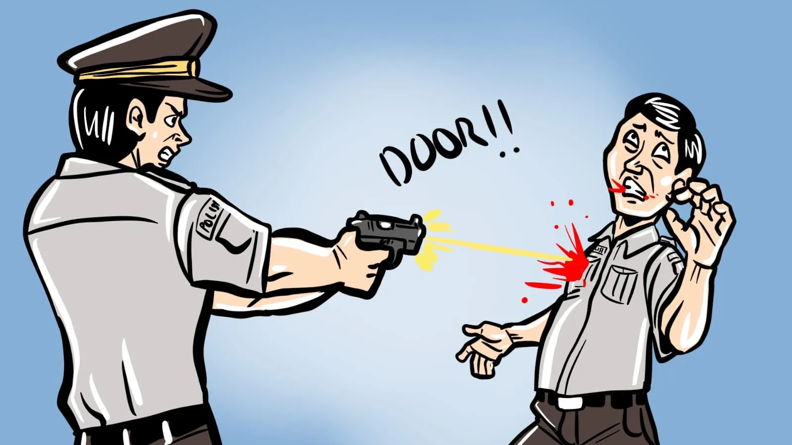 Lucu, Polisi di Sumenep Ditembak Polisi Saat Proses Penangkapan Pelaku Penyalahgunaan Narkoba