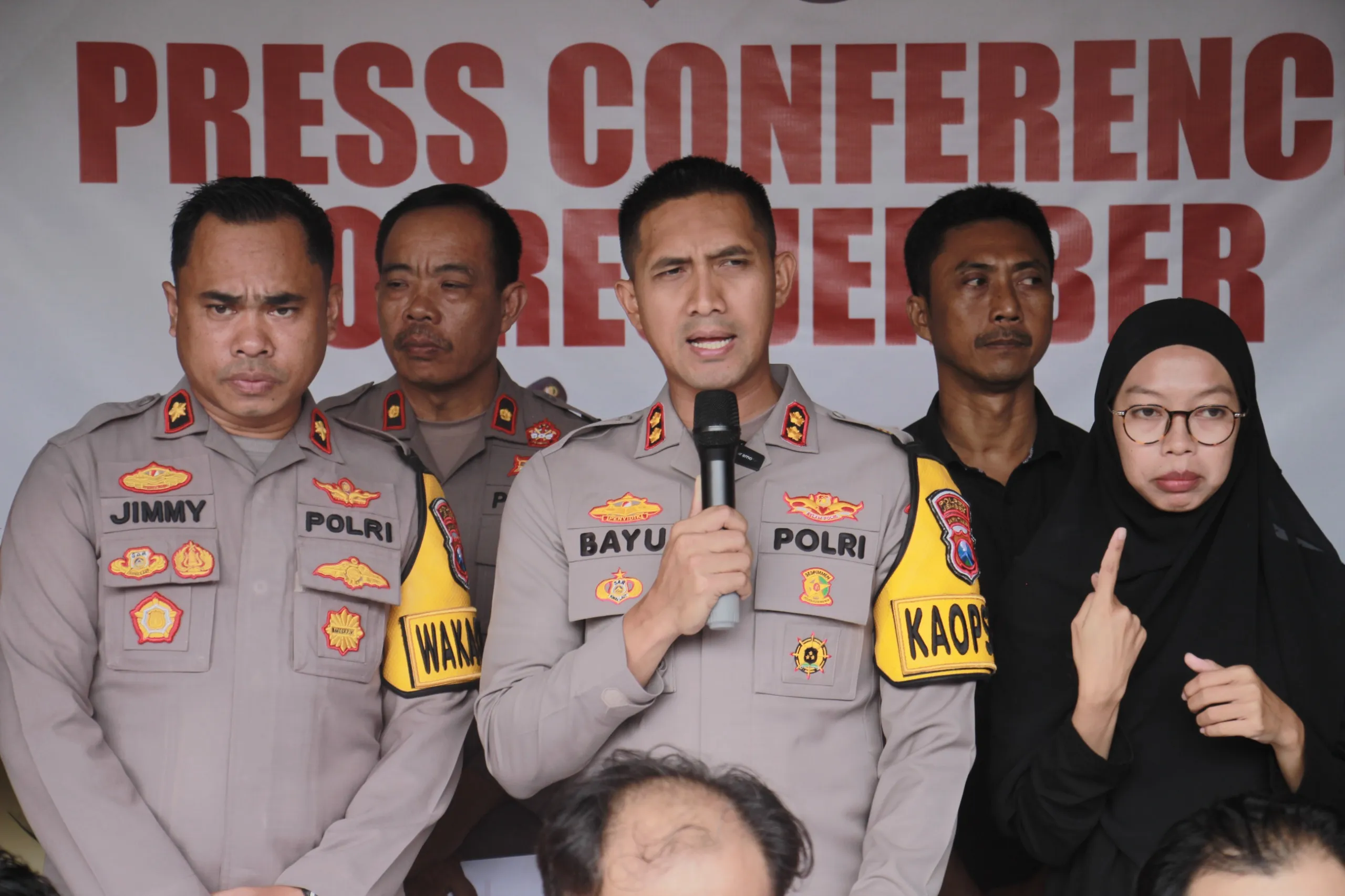 Polres Jember Berhasil Amankan Empat Tersangka dan Puluhan BB Diduga Hasil Curanmor