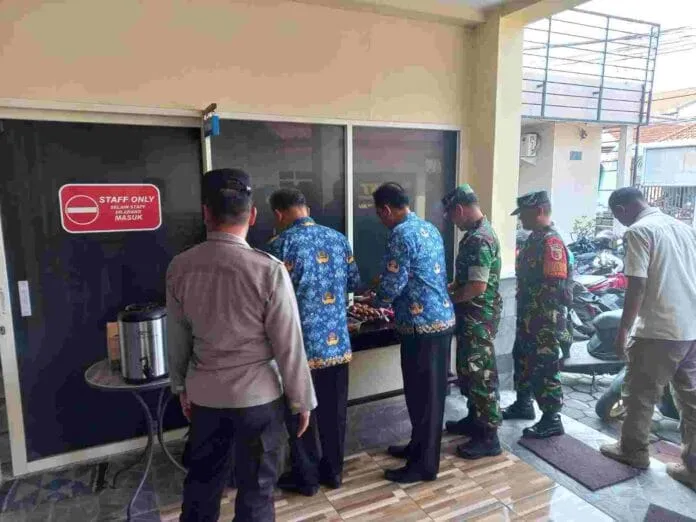 Polsek Sukodono Gelar Halal Bihalal Tiga Pilar di Mapolsek