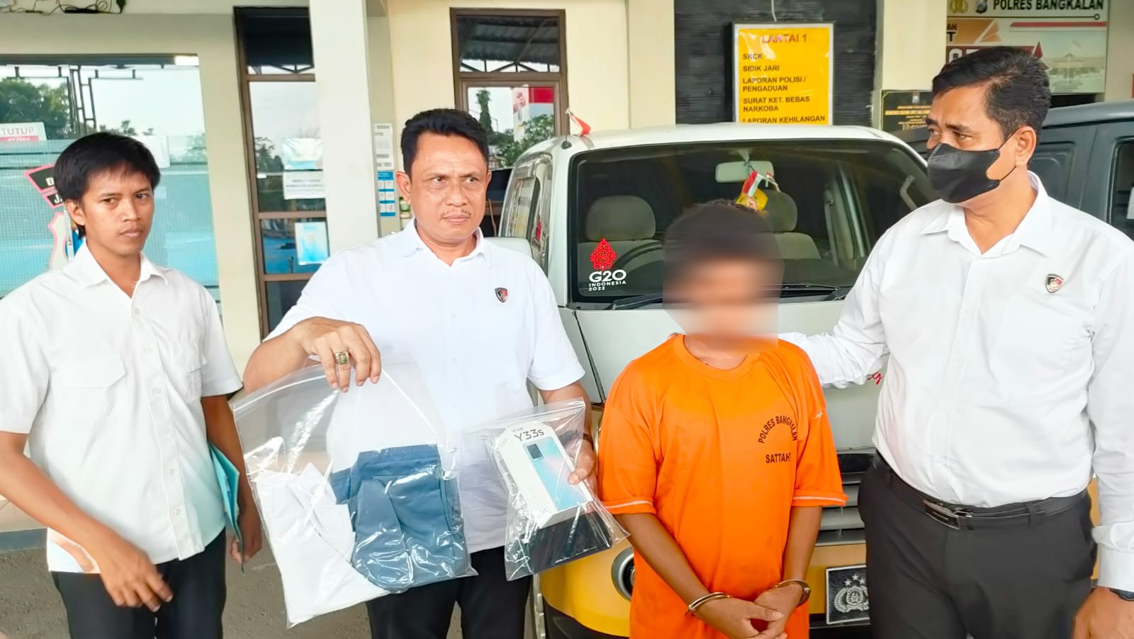 Satreskrim Polres Bangkalan Ringkus Seorang Pelajar Spesialis Maling Hp di Kampus UTM