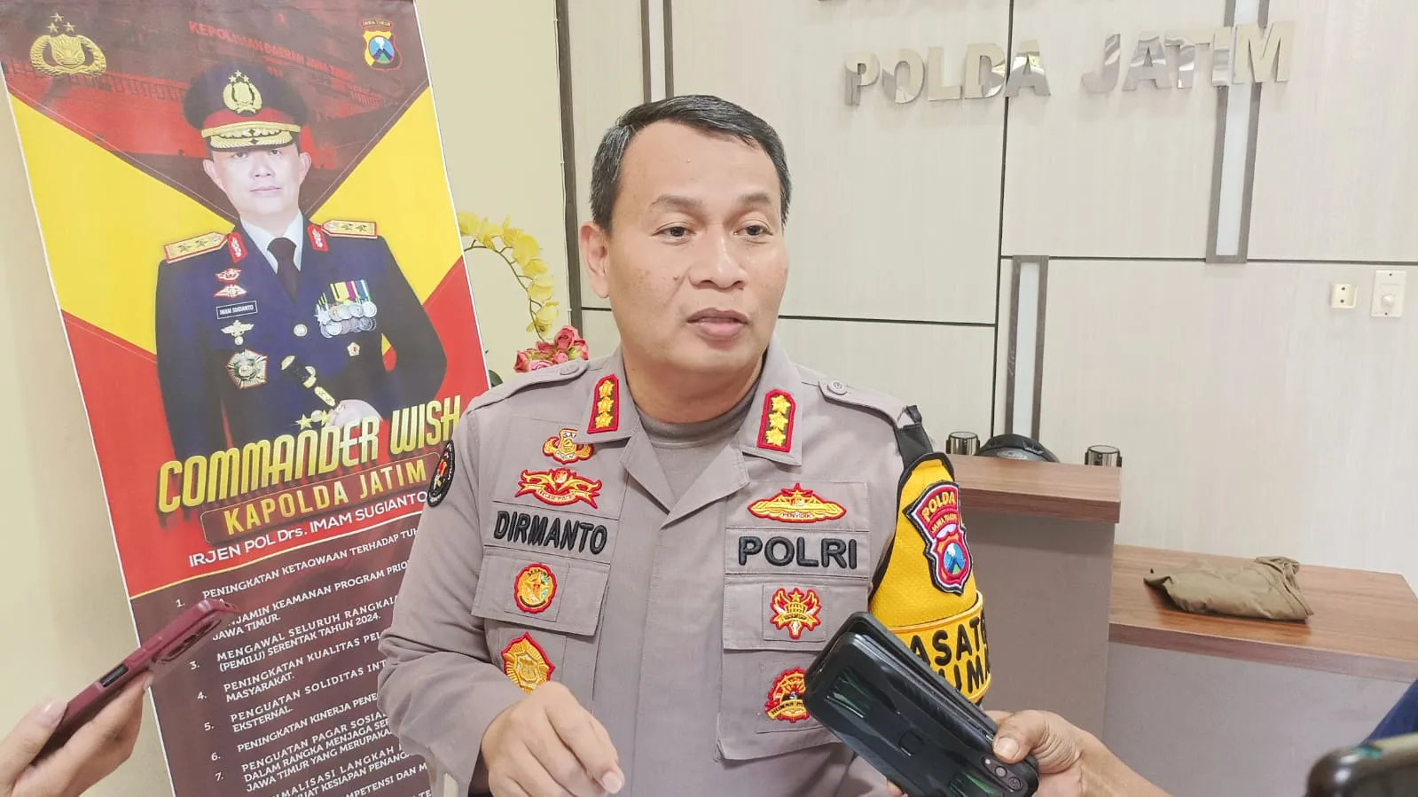 Polda Jatim Periksa 29 Saksi Terkait Dugaan Praktik KKN Dalam Seleksi Perangkat Desa di Kediri