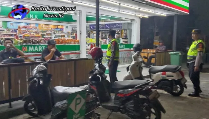 Jelang Mudik Polsek Kuta Selatan Gelar KRYD Blue Light 