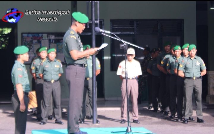 Kodim Tabanan Gelar Upacara Purna Tugas, KKP dan Penerimaan Warga Baru