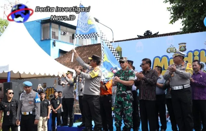 Kapolda Bali Lepas Lima Belas Bus Program Mudik Gratis