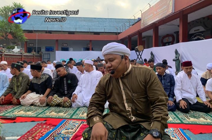 Peringati Hari Raya, Lapas Singaraja Gelar Sholat Idul Fitri