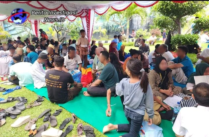 Girangnya Warga Binaan Lapas Kerobokan Nikmati Kunjungan Khusus Idul Fitri