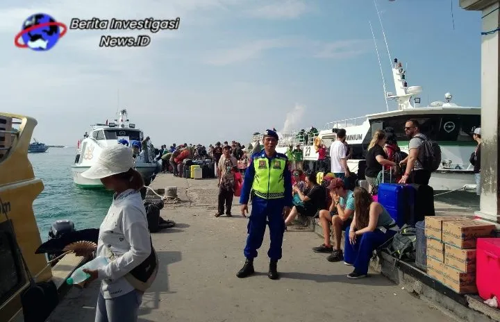 Kasubsatgas Polairud OKA 2024 Polda Bali Amankan Pelabuhan Padangbai