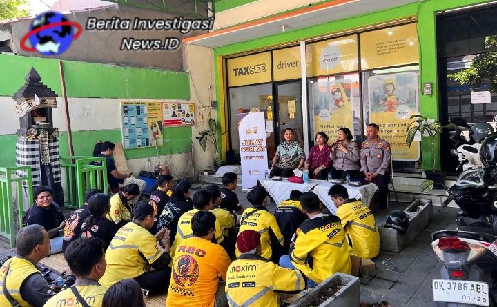 Implementasi Jumat Curhat, Polda Bali Sasar Kantor Maxim