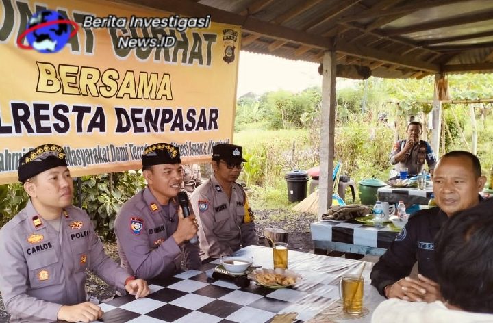 Jumat Curhat Polresta Denpasar Tanggapi Keluhan Kelompok Tani Uma Palak