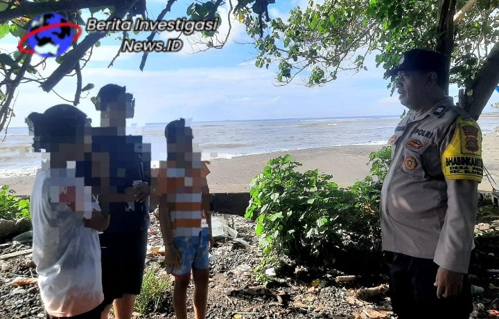 Patroli Polsek Blahbatuh Sambangi DTW pada Masa Libur Lebaran