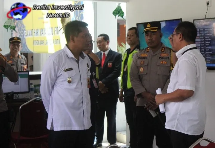 Kunker Kemenkopolhukam RI Disambut Kapolres Bandara Ngurah Rai 