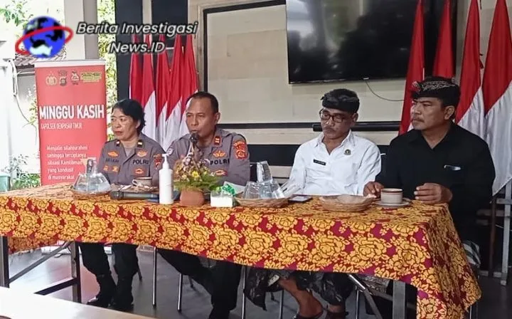Minggu Kasih Polsek Dentim Bersama Warga Desa Sumerta Kelod