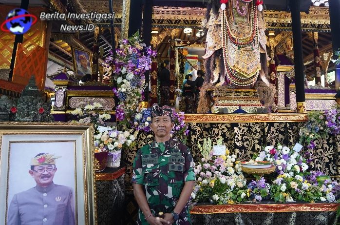 Danrem 163/Wira Satya Hadiri Acara Pelebon Puri Ubud