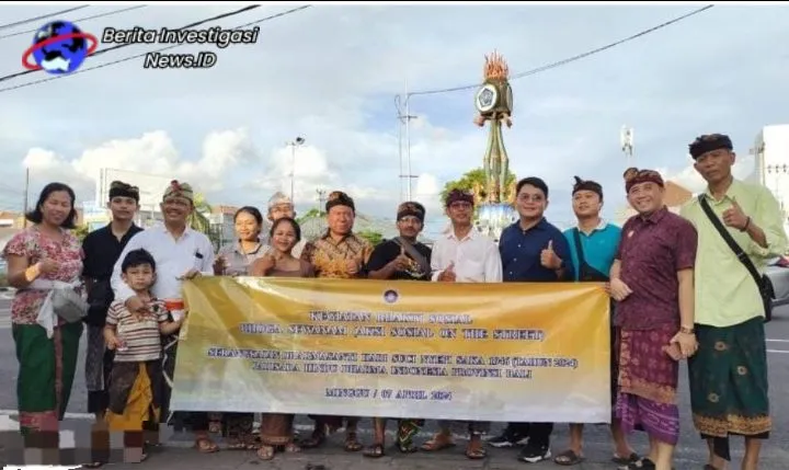 PHDI Bali Bagikan Ratusan Boga Sevanam Sambut Dharma Santi Nyepi Nasional