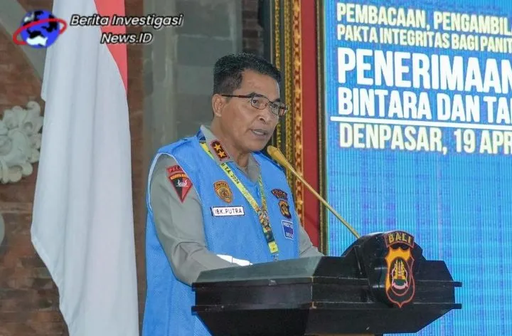 Kapolda Bali Pimpin Pengambilan Sumpah dan Pakta Integritas 