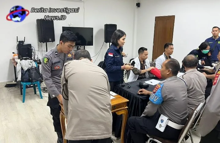 Polres Bandara Ngurah Rai Dapat Kunjungan Kesehatan Bid Dokkes Polda Bali  