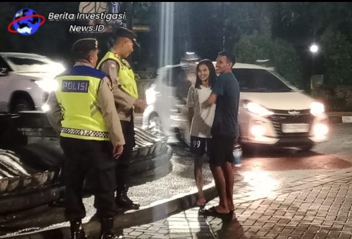 Jaga Harkamtibmas Malam, Polsek Denbar Kontinyu Gelar Bluelight Patrol
