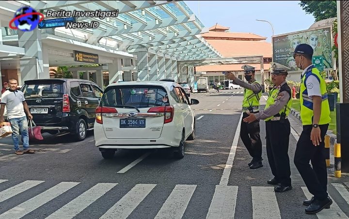 Polres Bandara Ngurah Rai Siagakan Personil di Terminal Domestik 
