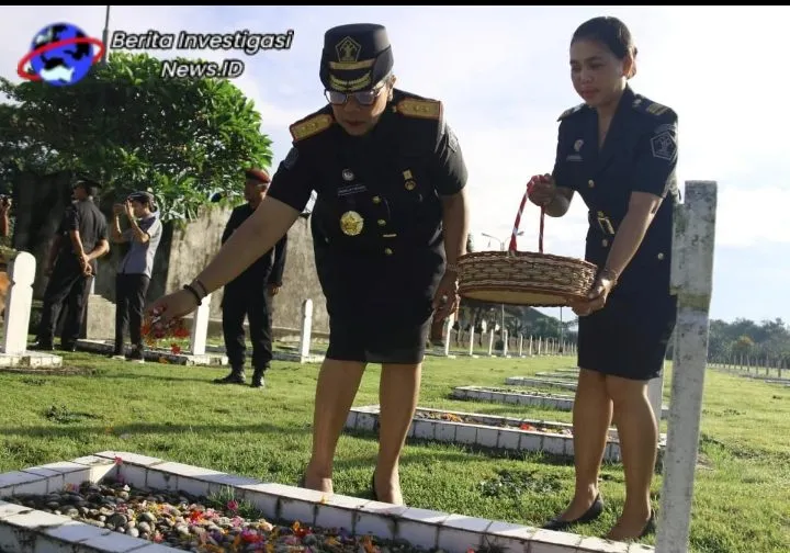 HBP ke 60, Kanwil Kemenkumham Bali Tabur Bunga Kenang Jasa Pahlawan