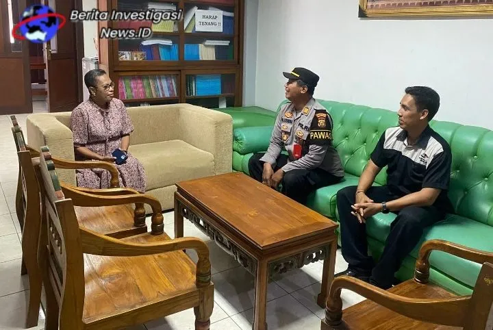 Silaturahmi Polres Bandara Ngurah Rai dengan Pendeta Gereja Ekklesia 