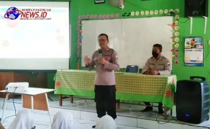 Peringati Hardiknas Polresta Sidoarjo Edukasi Pelajar di Sekolah