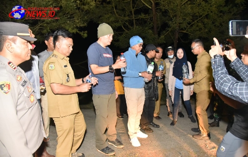 Polres Bondowoso dan Tim Gabungan Cek Sumber Mata Air Yang Diisukan Tercemar Geothermal