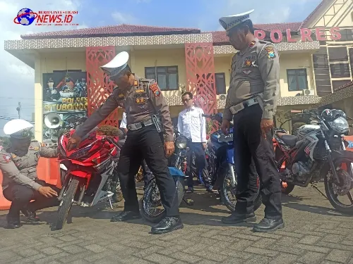 Respon Cepat Aduan Masyarakat Polres Situbondo Amankan 42 Motor Hendak Balapan Liar
