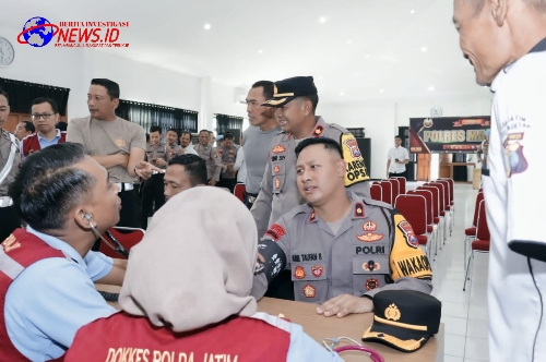 Jaga Kesehatan dan Ketahanan Tubuh, Polres Magetan Gelar Vaksinasi Untuk Anggota