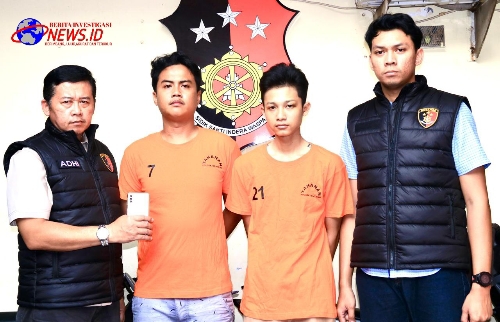 Tidak Mau Dihentikan Serta Melawan, Dua Penjambret di Jalan Ambengan Surabaya Duel Dengan Petugas