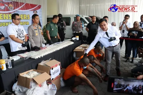 Polres Mojokerto Kota Berhasil Gulung Bandar Satu Juta Pil Dobel L Senilai Rp 3 M
