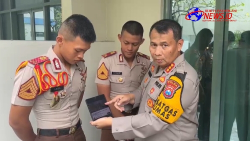 Tiga Orang Tersangka Konten Kreator Video Guru Tugas Ditahan Polda Jatim