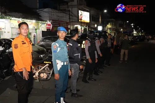 Harkamtibmas Polres Pelabuhan Tanjung Perak Gelar Patroli Skala Besar