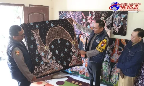 Dukung UMKM, Kapolres Bondowoso Beri Motivasi Sektor Industri Kerajinan Tangan