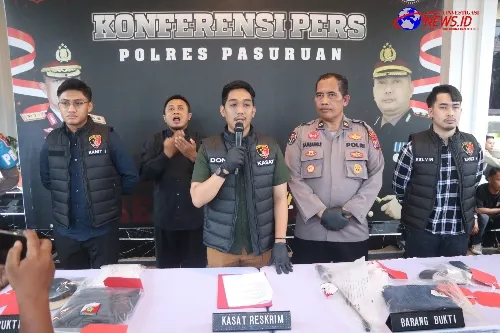 Gerak Cepat Polres Pasuruan Berhasil Amankan Gangster Yang Viral di Medsos