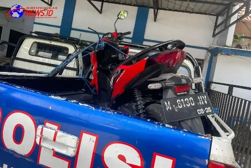 Satlantas Polres Bangkalan Gercep Tangani Laka Lantas di Jalan Raya Terhadap Dua Pelajar