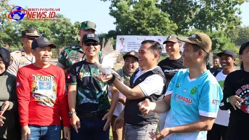 Kapolres Nganjuk Bersama Forkopimda Peringati Hari Air dan Hari Bumi Sedunia Serta HUT POMAD ke 78 Tahun 2024