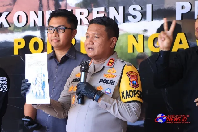Polres Ngawi Berhasil Amankan Tiga Tersangka Sindikat Illegal Logging