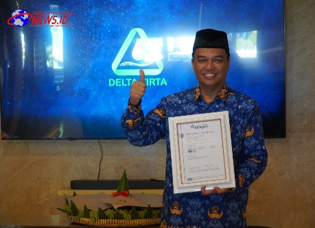 Perumda Delta Tirta Sidoarjo Raih Sertifikat ISO 9001:2015, Bukti Kerja Keras Internal Yang Semakin Baik dan Solid