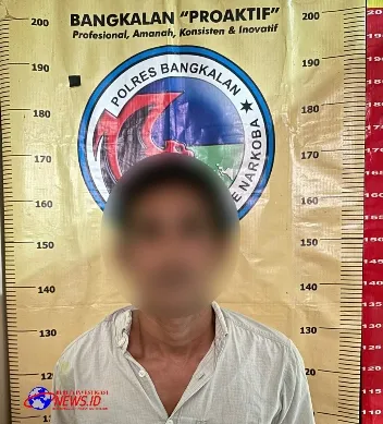 Jadi Budak Sabu, Seorang Pria Berhasil Dibekuk Unit Reskrim Polsek Burneh Bangkalan