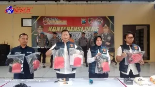 Aksi Kekerasan Viral di Medsos, Lima Pelaku Diringkus Polresta Sidoarjo