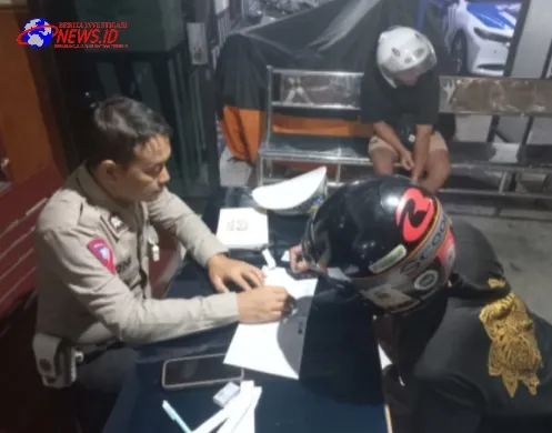Polisi Amankan Belasan Remaja dan 13 Motor Tidak Sesuai Spektek di Ngawi