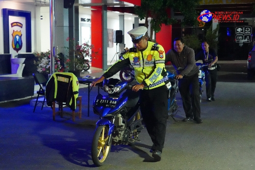 Respon Aduan Masyarakat Polisi Amankan 9 Motor Tidak Sesuai Spektek Diduga Balap Liar di Ponorogo