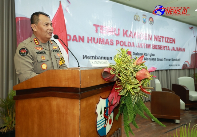 Buka Temu Kangen Netizen Kabidhumas Polda Jatim Beri Apresiasi WargaNet