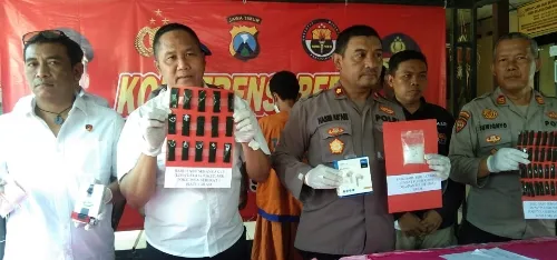 Kurir Sekaligus Pemakai Narkoba Berhasil Dibekuk Polsek Balongbendo, Diduga Dikendalikan Dalam Lapas