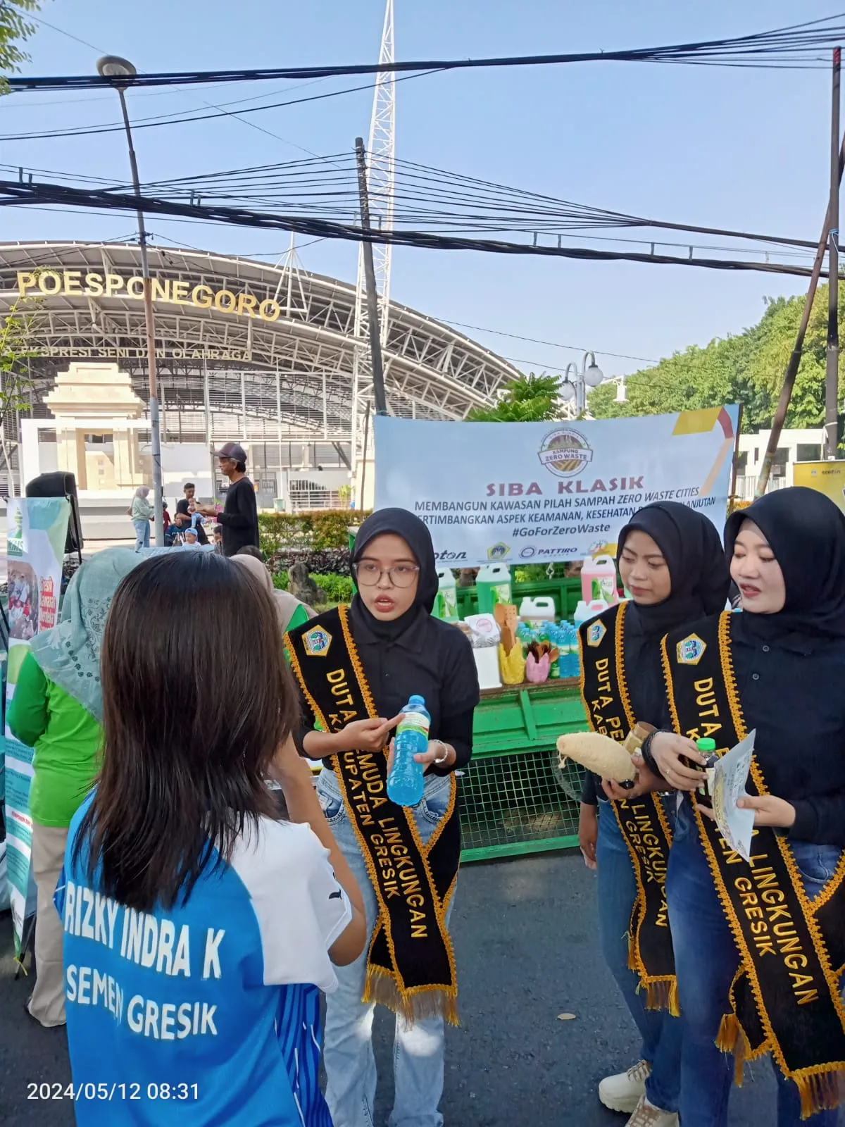 Kampanye Pengurangan Sachet, Kampung Siba Klasik Kenalkan Sabun Refill di CFD Gresik