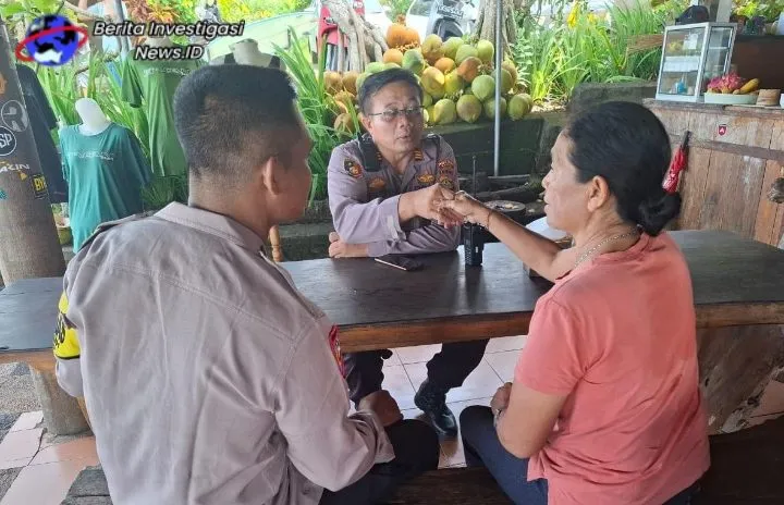 Kapolsek Selbar Bersafari Kamtibmas dengan Pemilik Warung Cipkon Wilayah Kondusif 