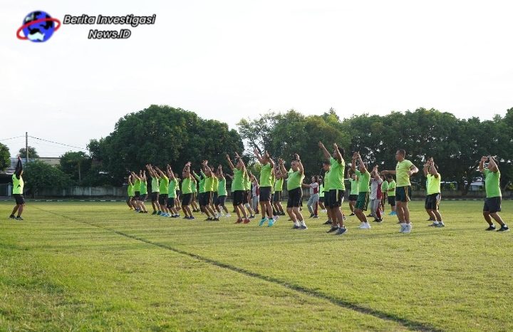 Jaga Ketahanan Fisik, Personil Korem 163/WSA Senam Aerobik