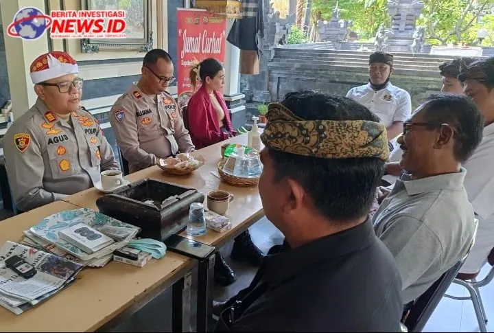 Rangkaian Jumat Curhat, Selaku Pejabat Baru, Kapolsek Dentim Gelar Silaturahmi 