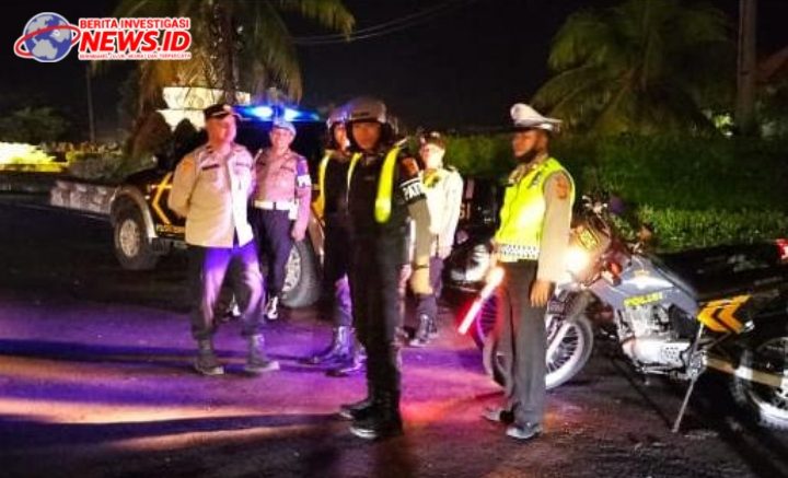 Rutinitas Blue Light Patrol, Polsek Dentim Perkuat Keamanan Malam 
